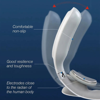 Pain Relief | 4-Head Heated Neck & Shoulder Massager – USB Rechargeable